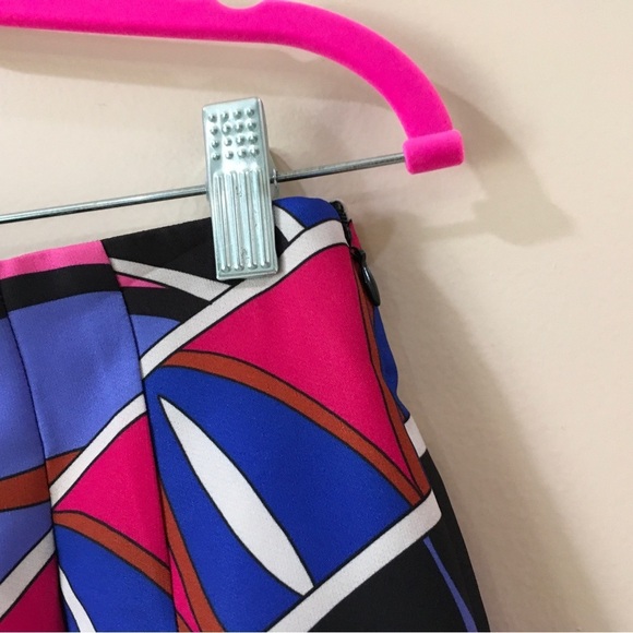 ZARA PRINTED SKIRT WITH DARTS SIZE XS SKIRT PLIERS PRINTED PUCCI Retro - Picture 7 of 9